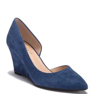 Blue Franco Sarto Wedge